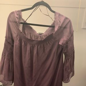Theory purple plum colored stylish women’s top.